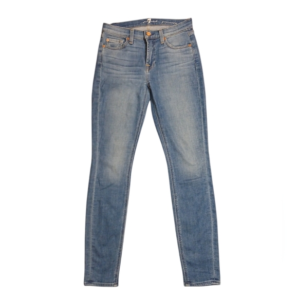 7 FOR ALL MANKIND Gwenevere Women's Skinny Jeans size 27 - Picture 2 of 8